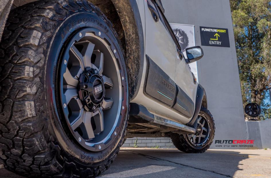 FORD RANGER GD07 MATTE BLACK MILLED